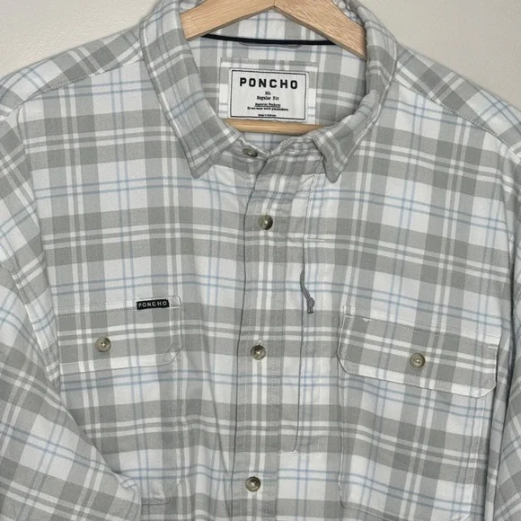 Poncho The Snowcat Utility Style Flannel Men's Sz XL - Picture 4 of 11